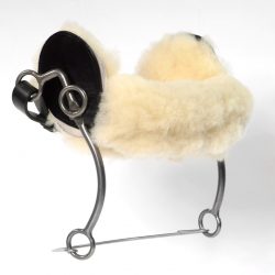 The Sheepskin cover from Stephens, pictured with a Continental hackamore.