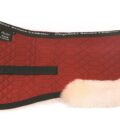 stephens sheepskin pad burgundy/ Natural