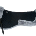 stephens sheepskin pad black. silver